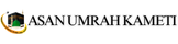Logo of Asan Umrah Kamet, a travel agency specializing in Umrah pilgrimage packages and services.