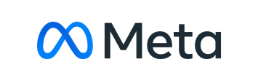 Meta logo featuring the infinity symbol and the word "Meta".