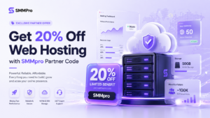 Get 20% Off Web Hosting with SMMpro Partner Code
