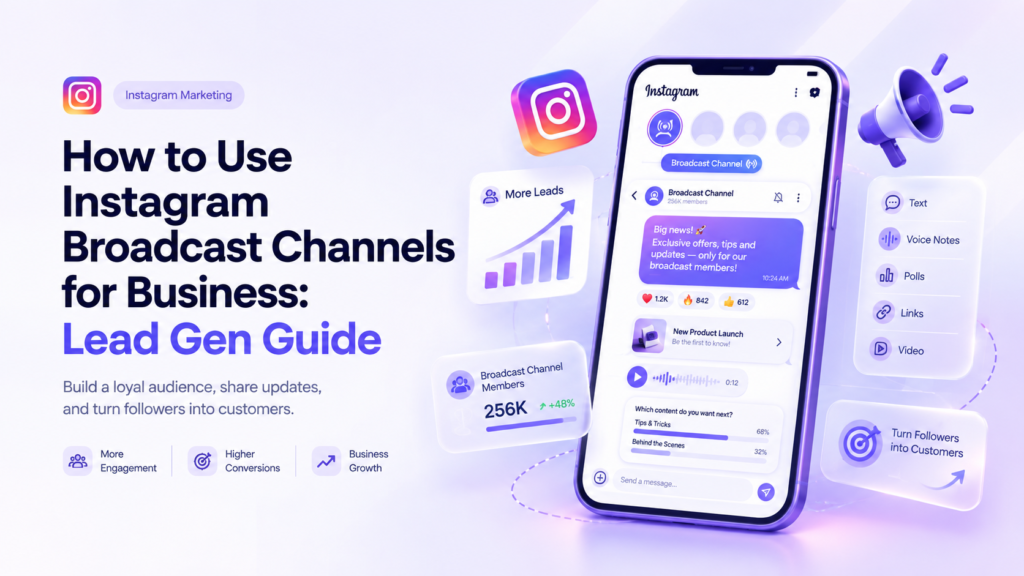 How to Use Instagram Broadcast Channels for Business: Lead Gen Guide