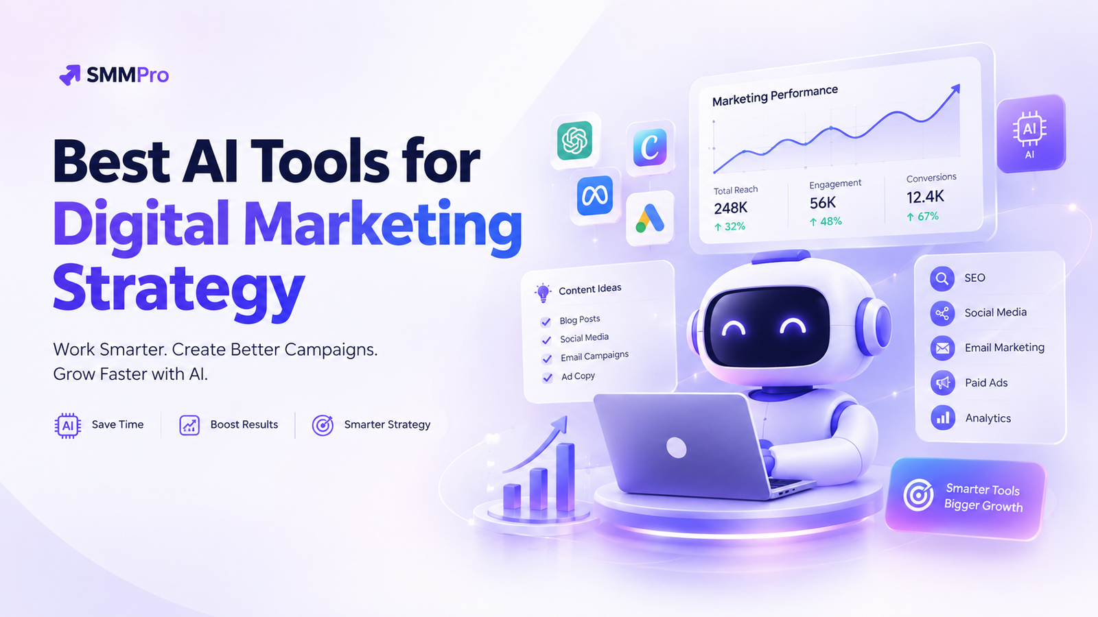Best AI tools for digital marketing strategy with AI marketing dashboard