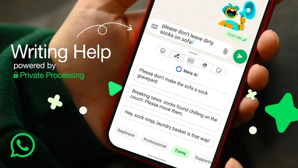 Meta WhatsApp Writing Help