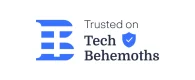 Logo of Tech Behemoth featuring a blue stylized 'B' and the text "Trusted on Tech Behemoth" with a shield icon, symbolizing reliability in technology reviews and recommendations.